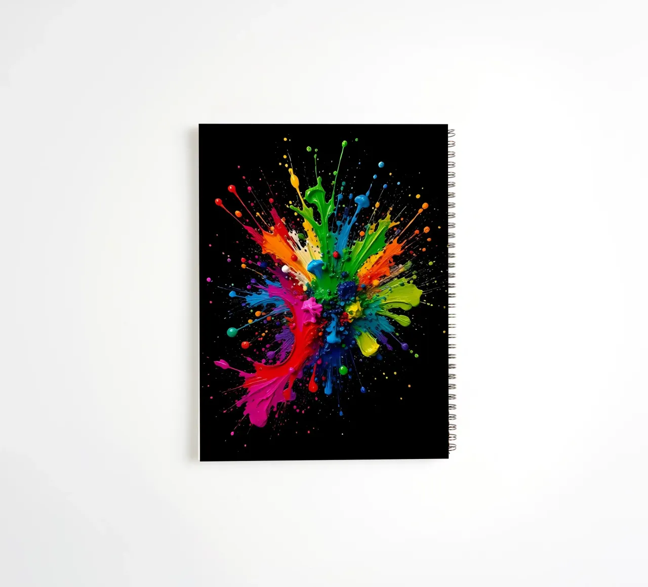 Colour Blob_StyleC_1 spiral notebook by Farb- und Blütenzauber by LK