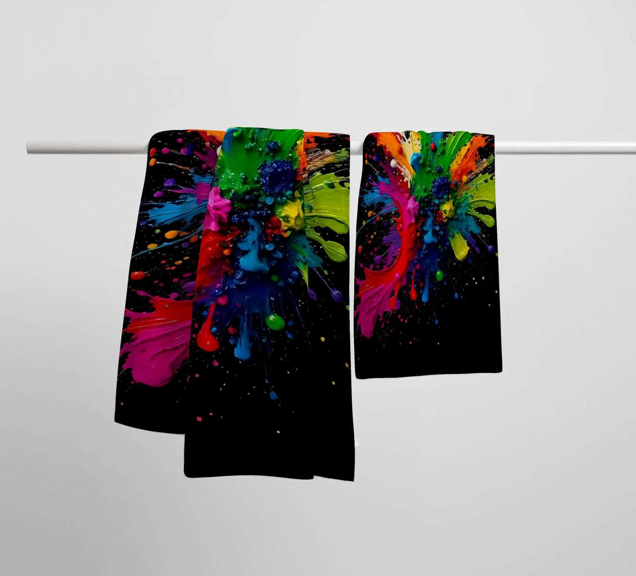 Tache de couleur_StilC_1 serviette de bain de Farb- und Blütenzauber by LK