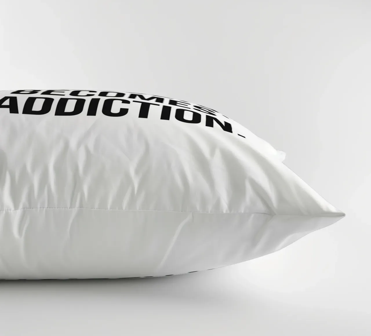 Une fois que vous voyez des résultats, cela devient une dépendance Citation coussin de Paigaam Studio