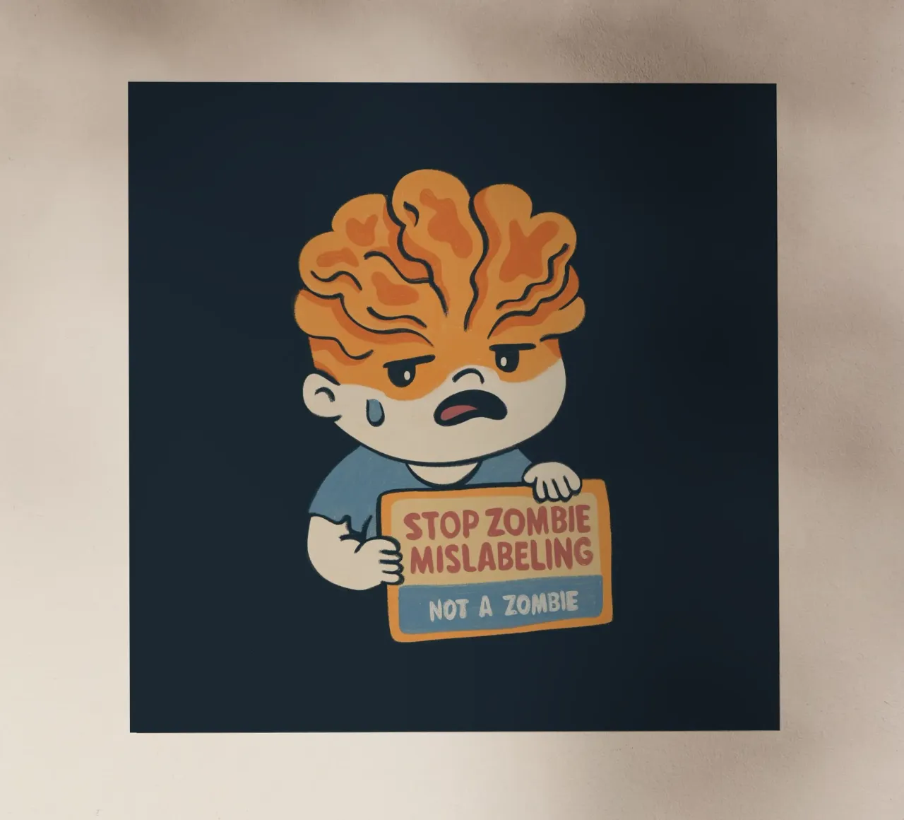 Stop all'etichettatura errata degli zombie pellicola backlit da Loobs