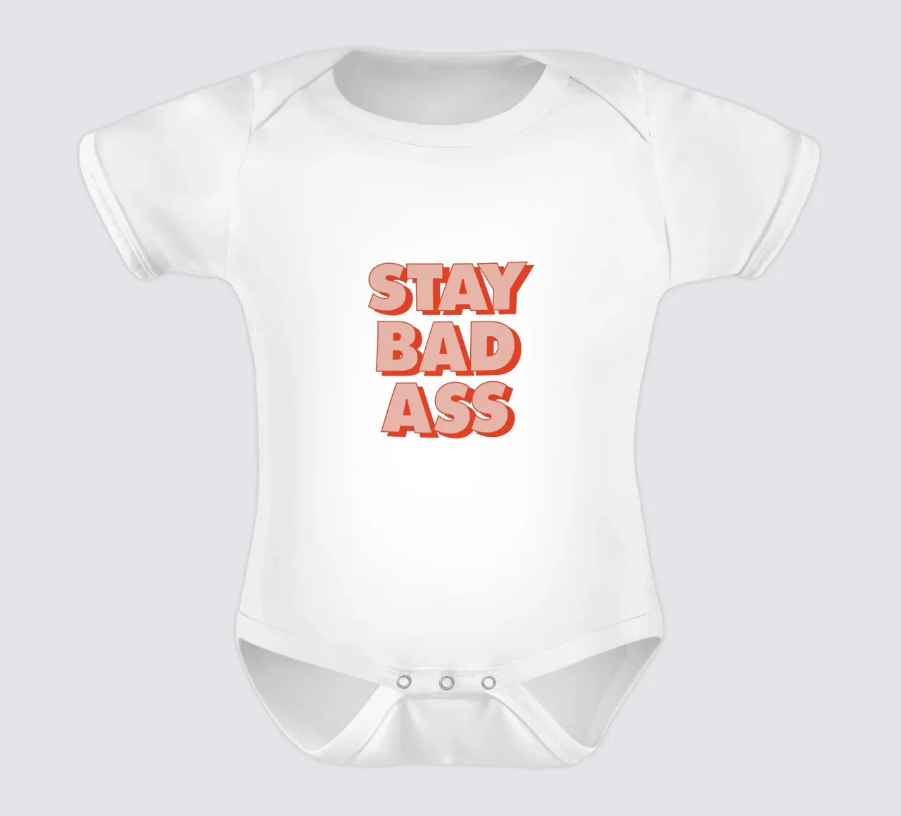 Restez méchants body bébé de THE MOTIVATED TYPE