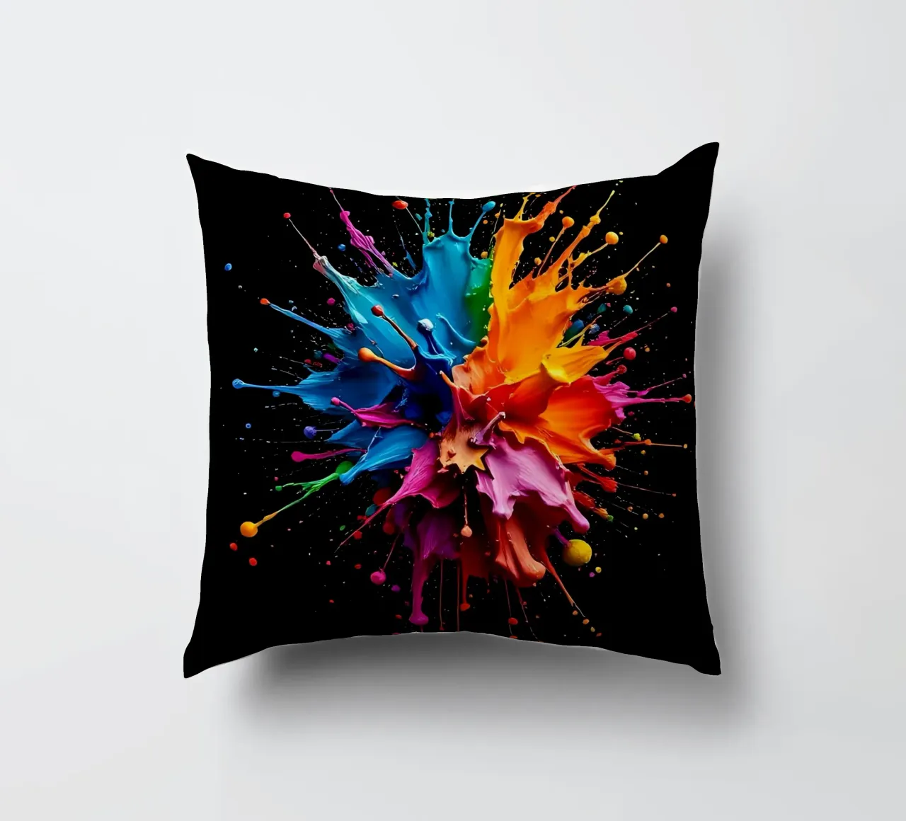 Colour blob_StyleC_2 decorative cushion by Farb- und Blütenzauber by LK