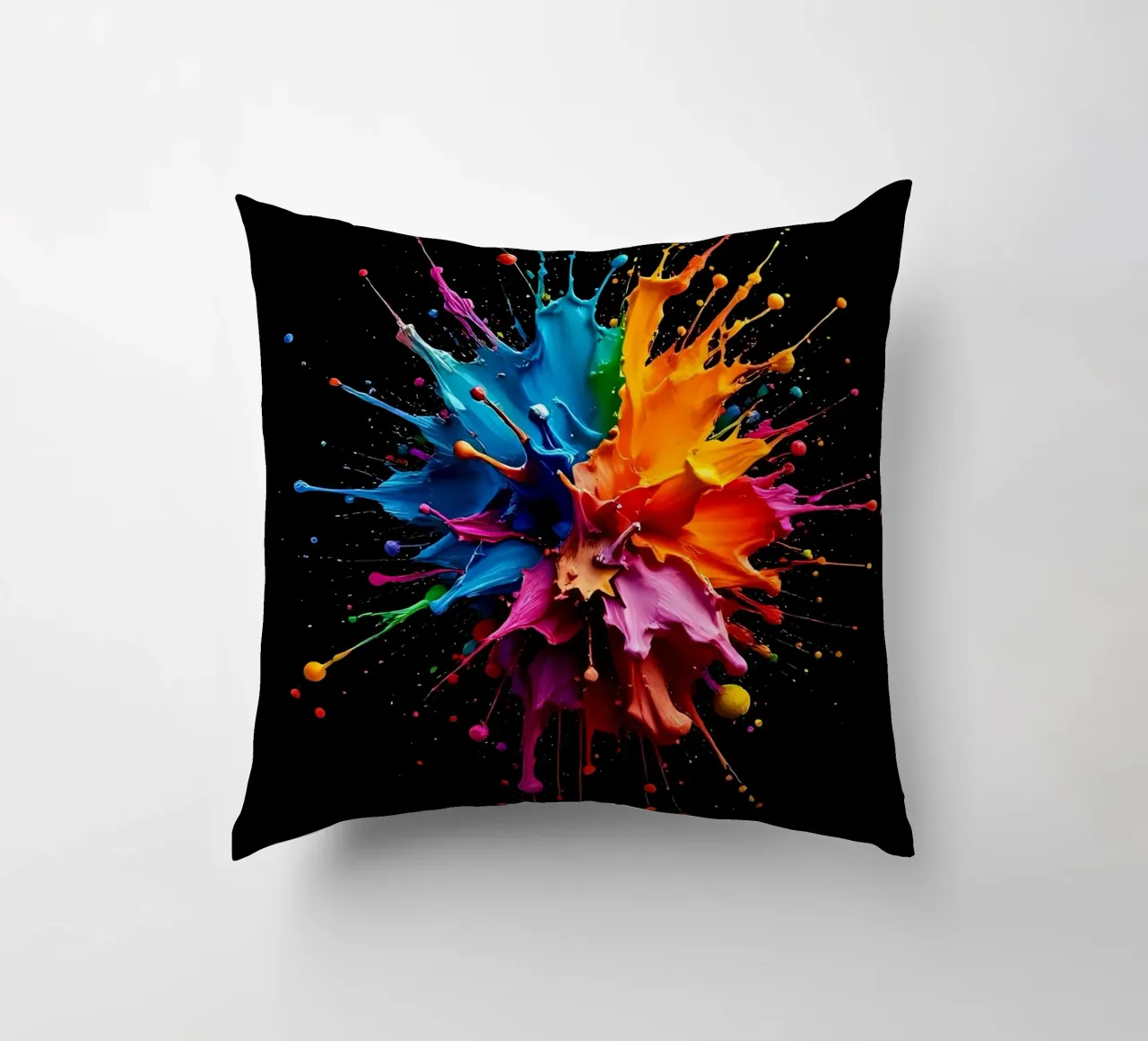 Colour blob_StyleC_2 decorative cushion by Farb- und Blütenzauber by LK