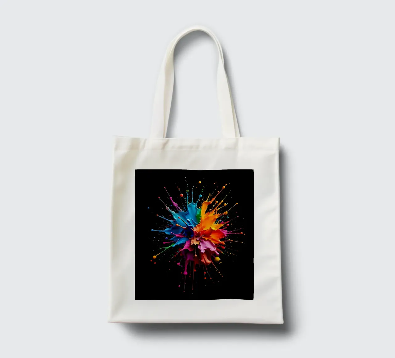 Colore blob_StyleC_2 borsa in juta da Farb- und Blütenzauber by LK