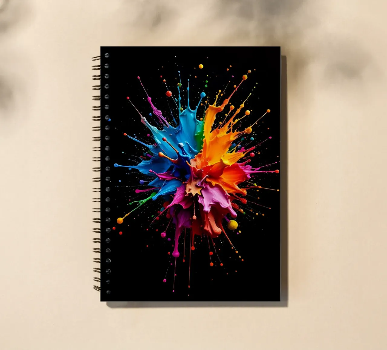 Colour blob_StyleC_2 spiral notebook by Farb- und Blütenzauber by LK