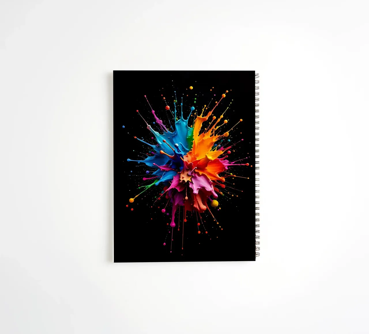 Colour blob_StyleC_2 spiral notebook by Farb- und Blütenzauber by LK