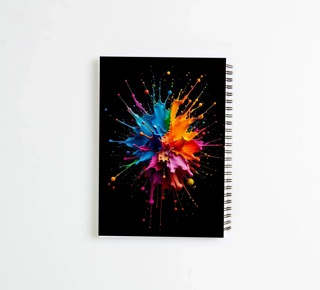 Colour blob_StyleC_2 spiral notebook by Farb- und Blütenzauber by LK