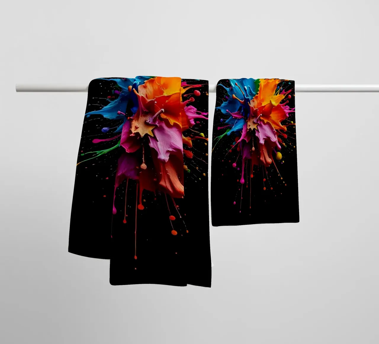 Tache de couleur_StilC_2 serviette de bain de Farb- und Blütenzauber by LK