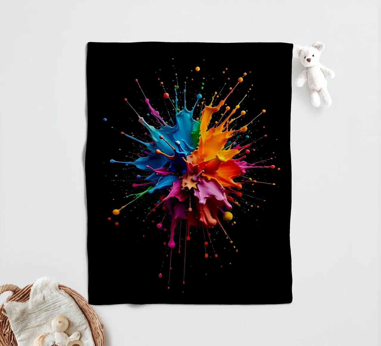 Colore blob_StyleC_2 coperta in pile da Farb- und Blütenzauber by LK