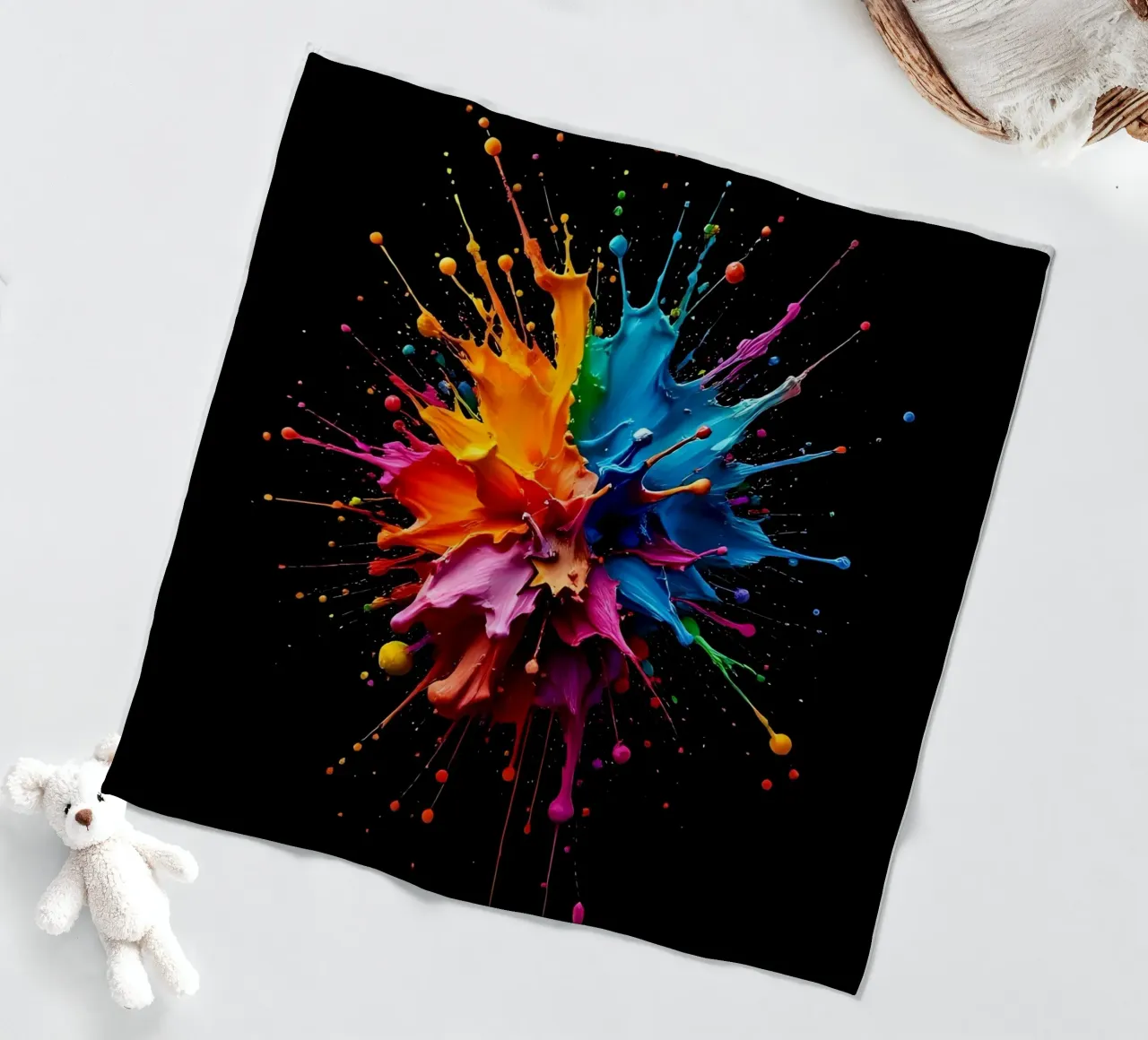 Colore blob_StyleC_2 coperta in pile da Farb- und Blütenzauber by LK