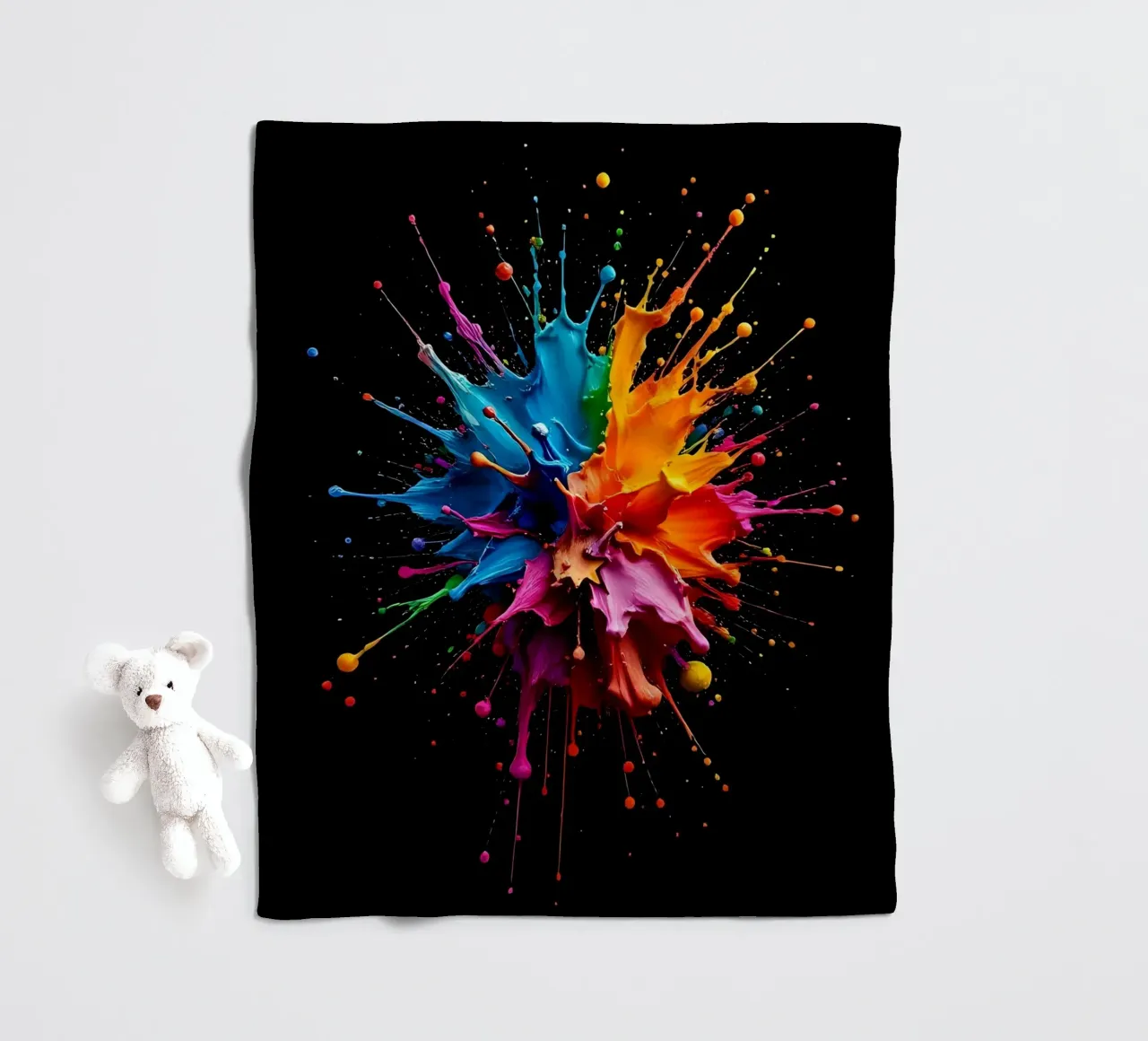 Colore blob_StyleC_2 coperta in pile da Farb- und Blütenzauber by LK