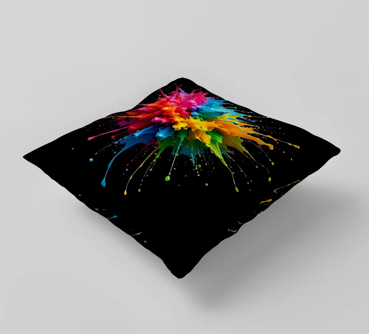 Colour Blob_StyleC_3 decorative cushion by Farb- und Blütenzauber by LK