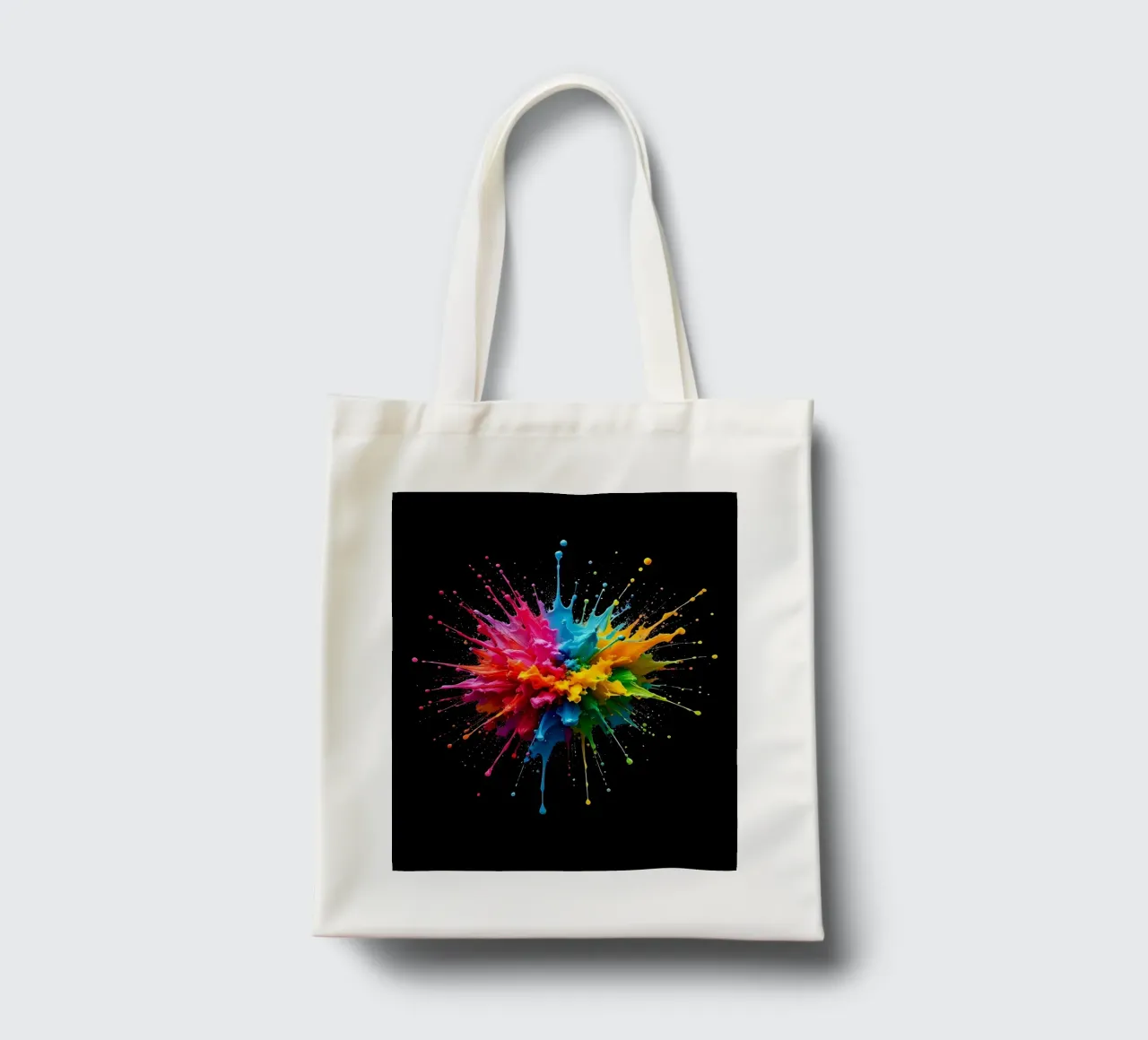 Colore Blob_StyleC_3 borsa in juta da Farb- und Blütenzauber by LK