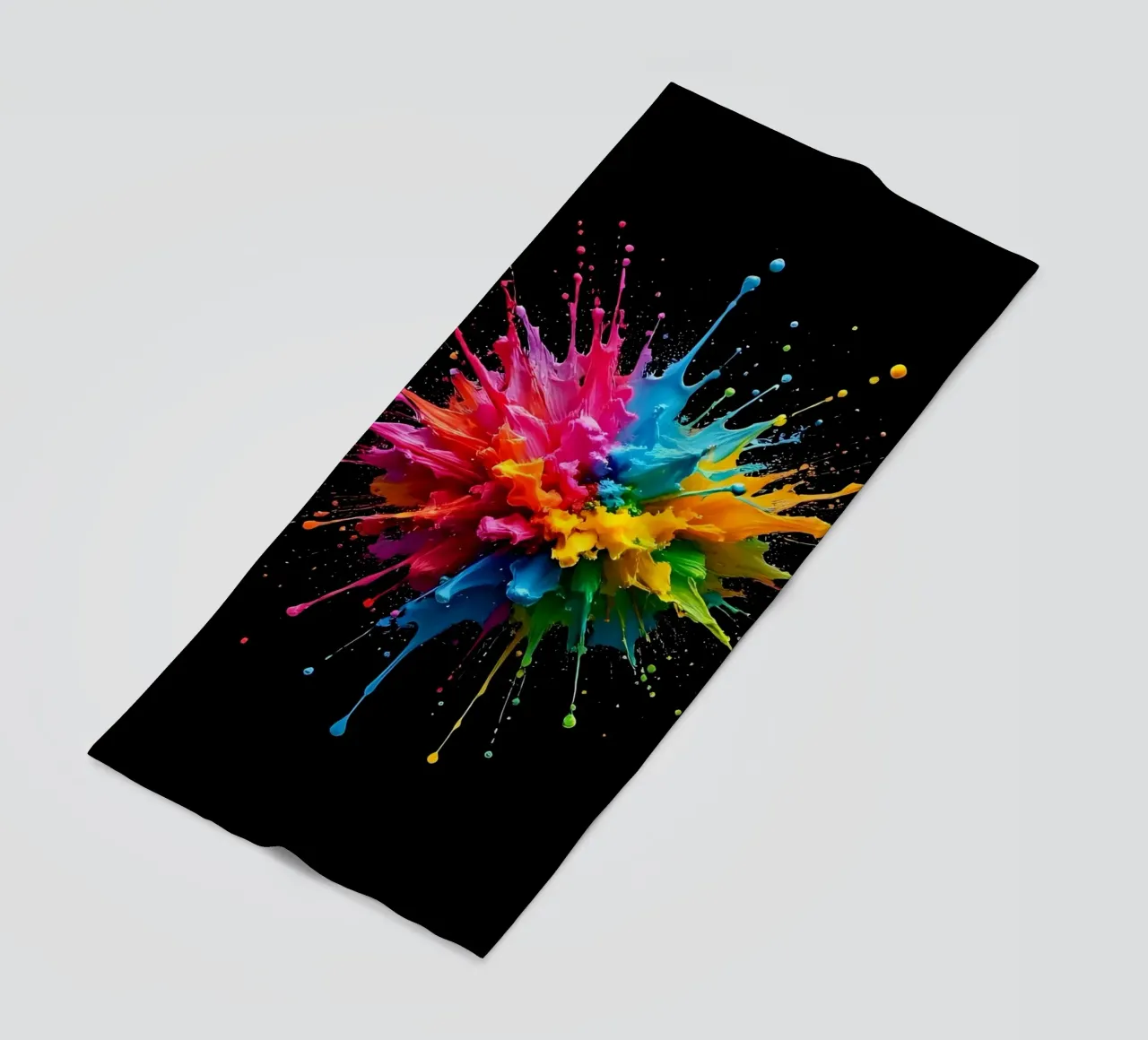 Tache de couleur_StilC_3 serviette de plage de Farb- und Blütenzauber by LK