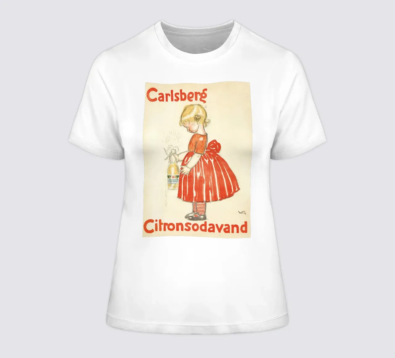 Carlsberg Zitrone Soda Wasser Frauen T-Shirt von Alexandra Sutton