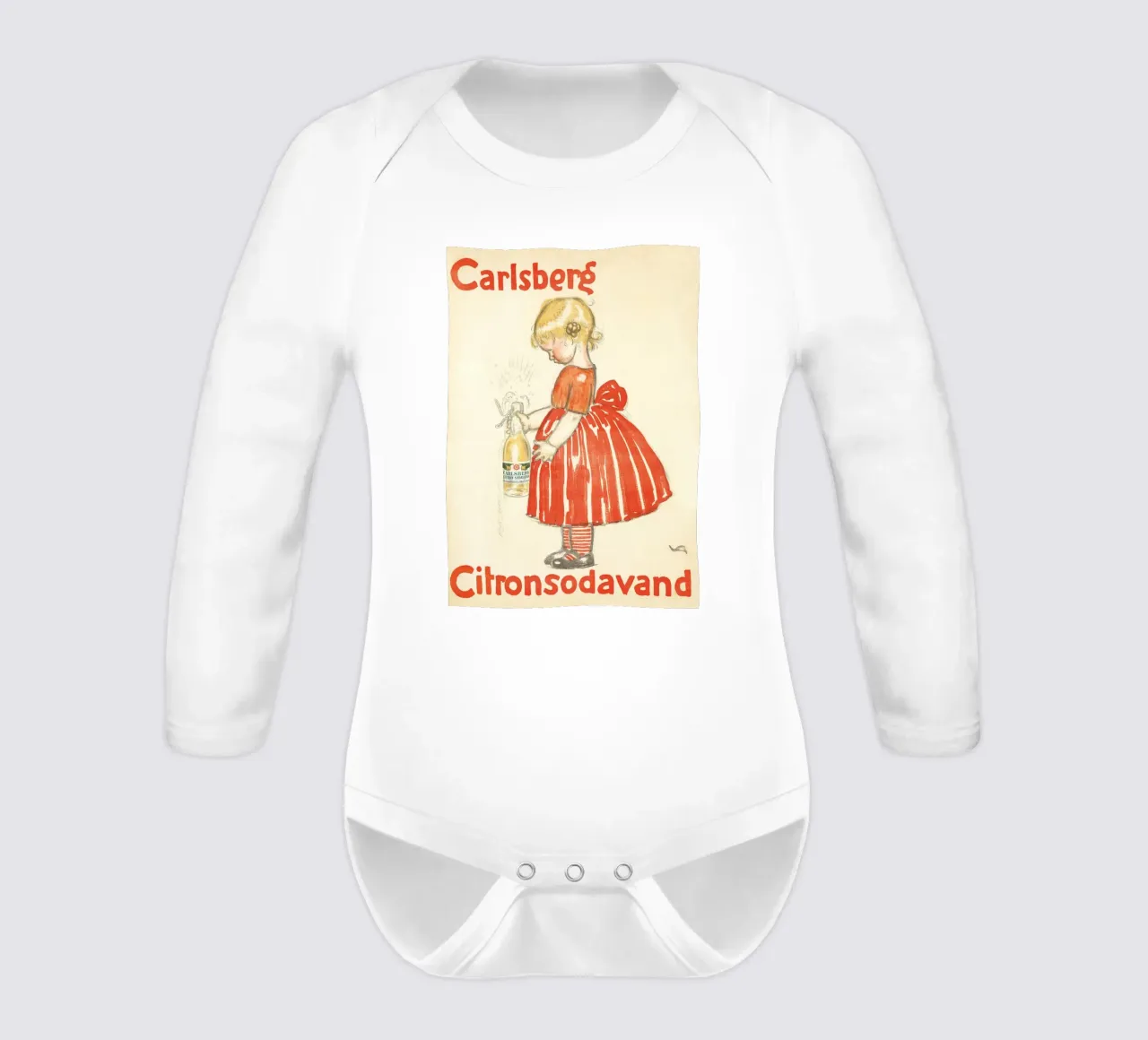Carlsberg Zitrone Soda Wasser Langarm Babybody von Alexandra Sutton