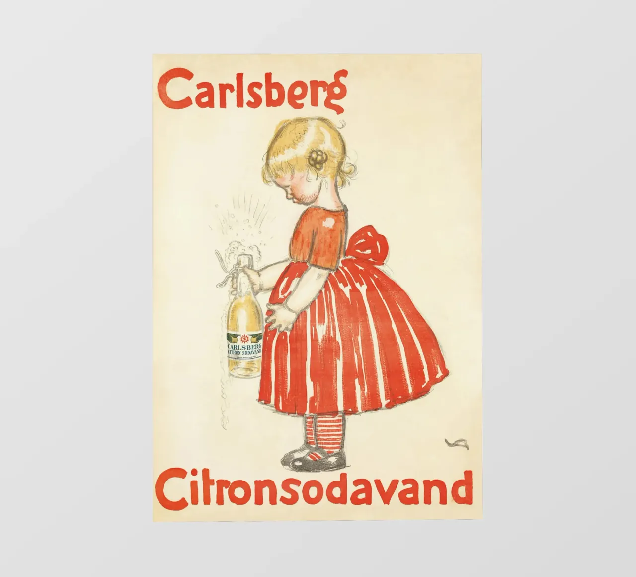 Carlsberg Zitrone Soda Wasser Fototapete von Alexandra Sutton