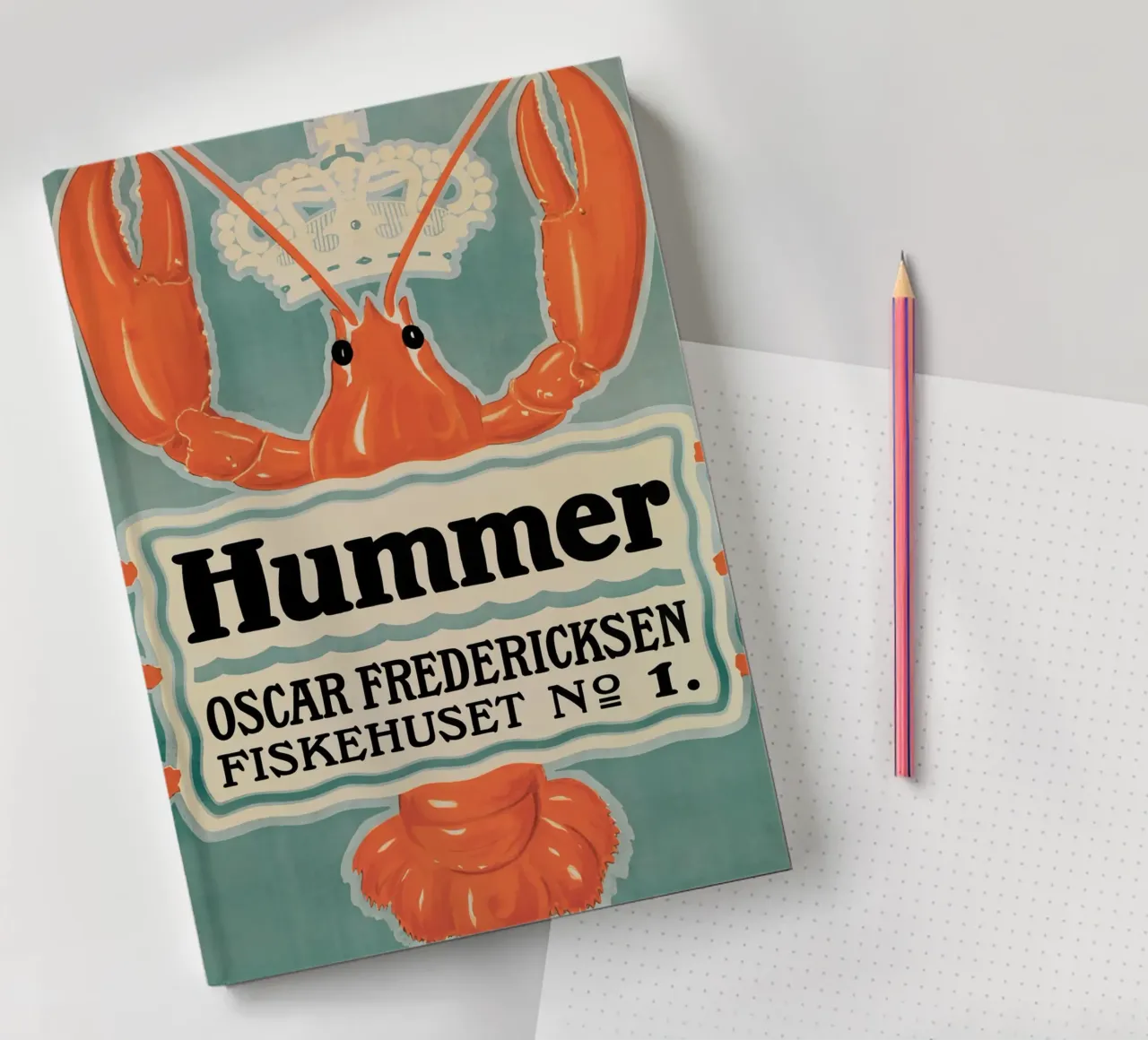 Lobster notebook by Alexandra Sutton