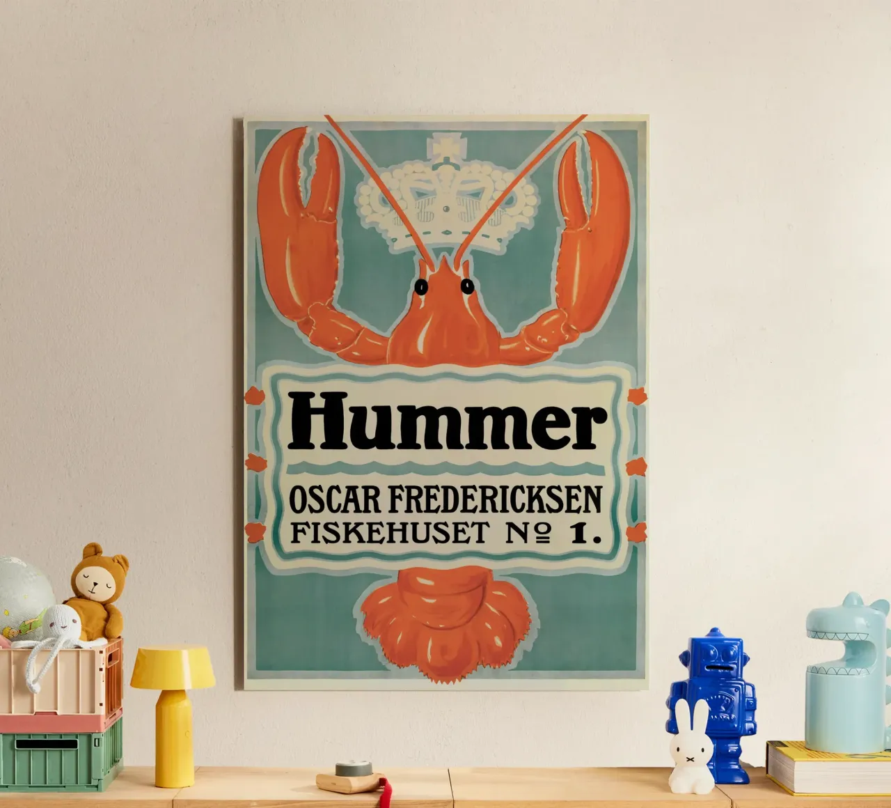 Lobster forex plate by Alexandra Sutton