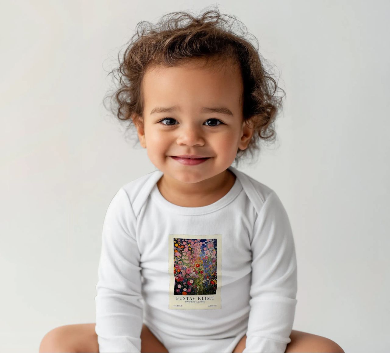 Gustav Klimt Langarm Babybody von Kristian