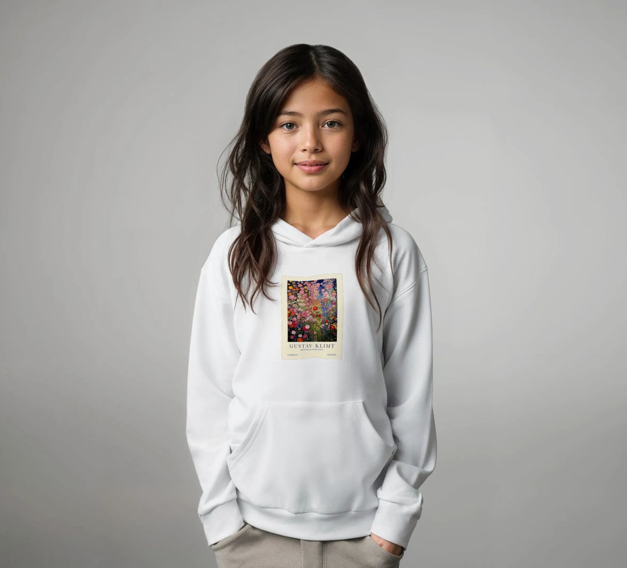 Gustav Klimt Kinder Hoodie von Kristian