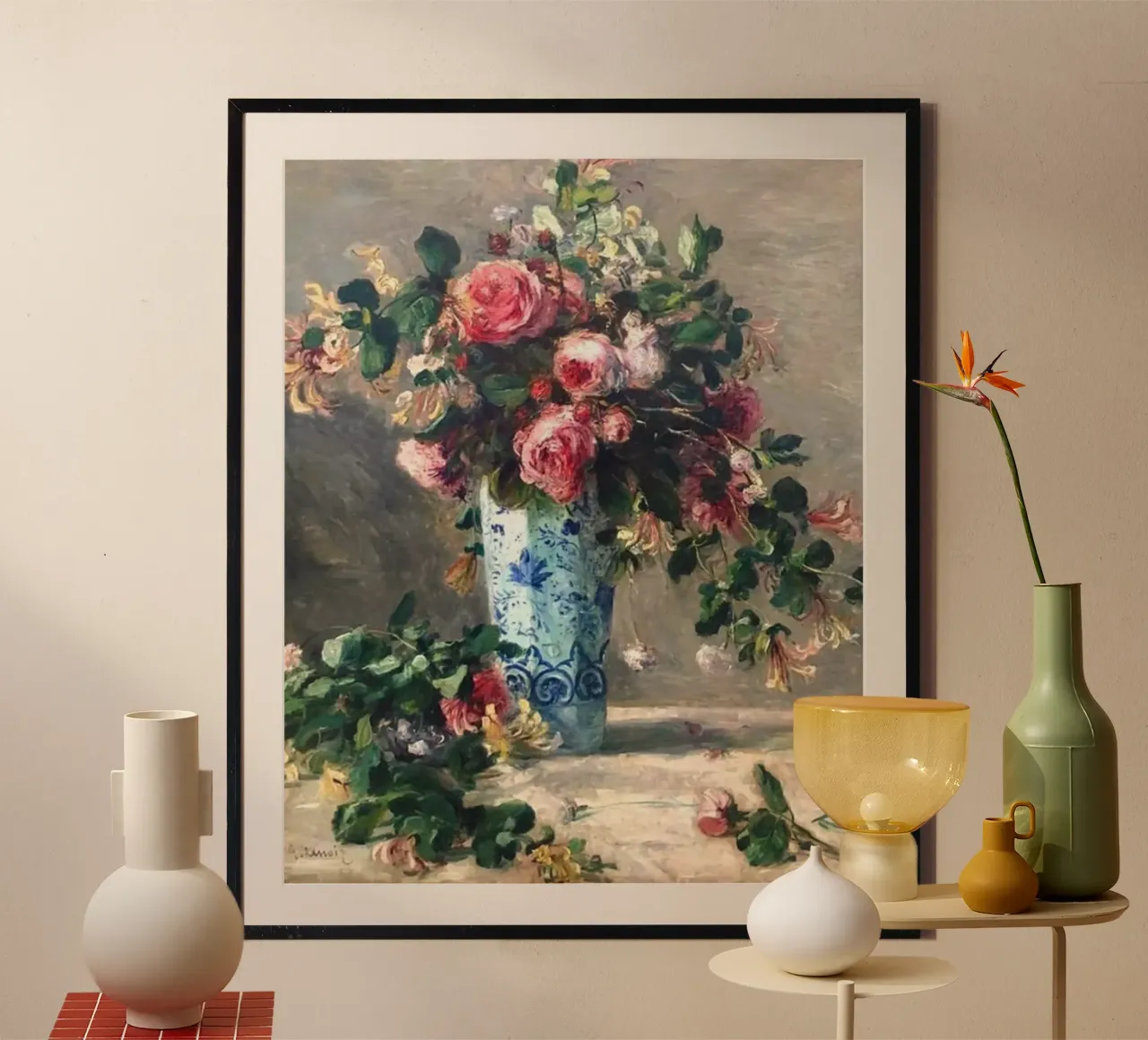 vase à fleurs coloré claude monet décoration de table hahnemühle de belong shop