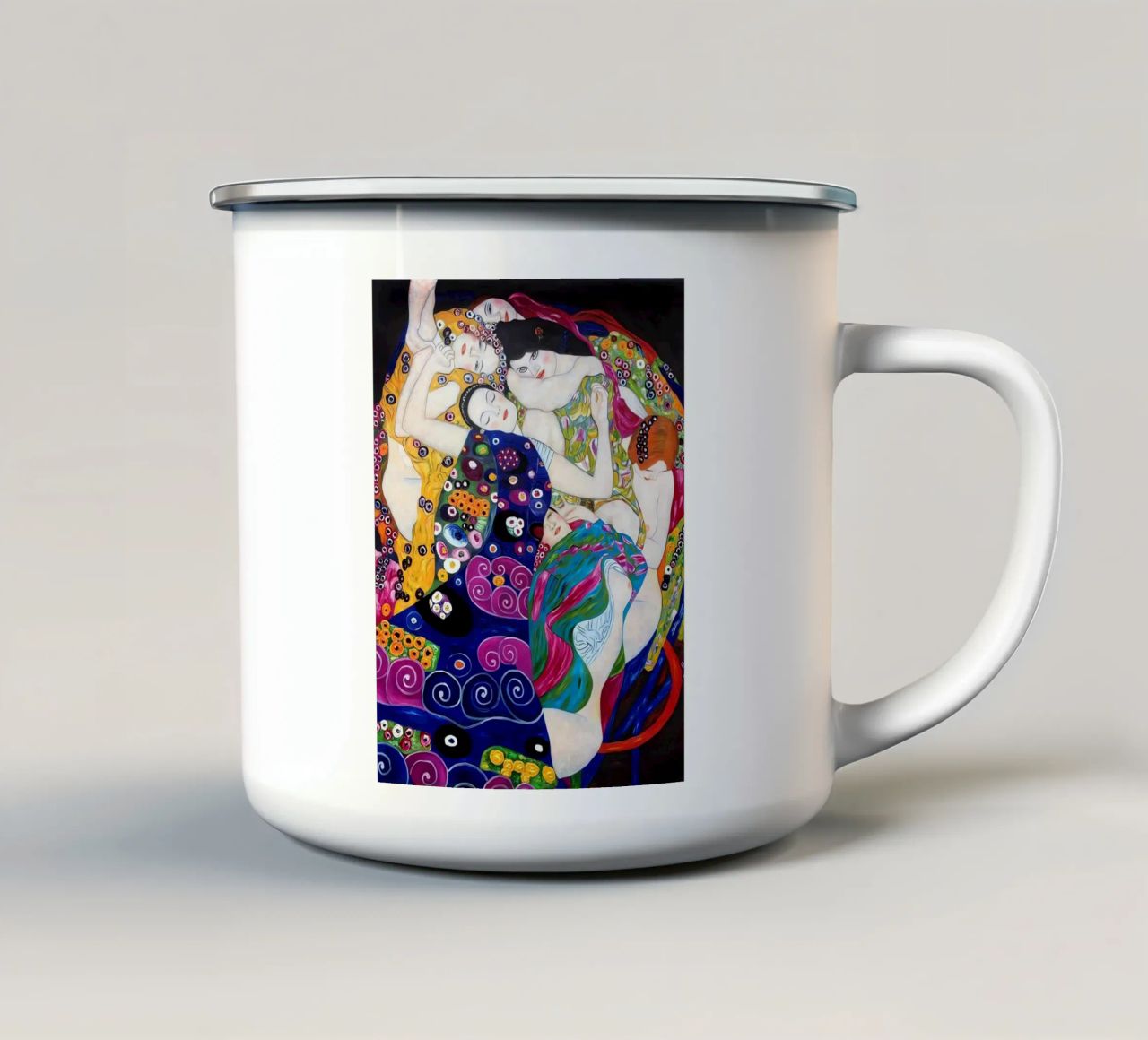 Gustav Klimt tazza in smalto da Kristian