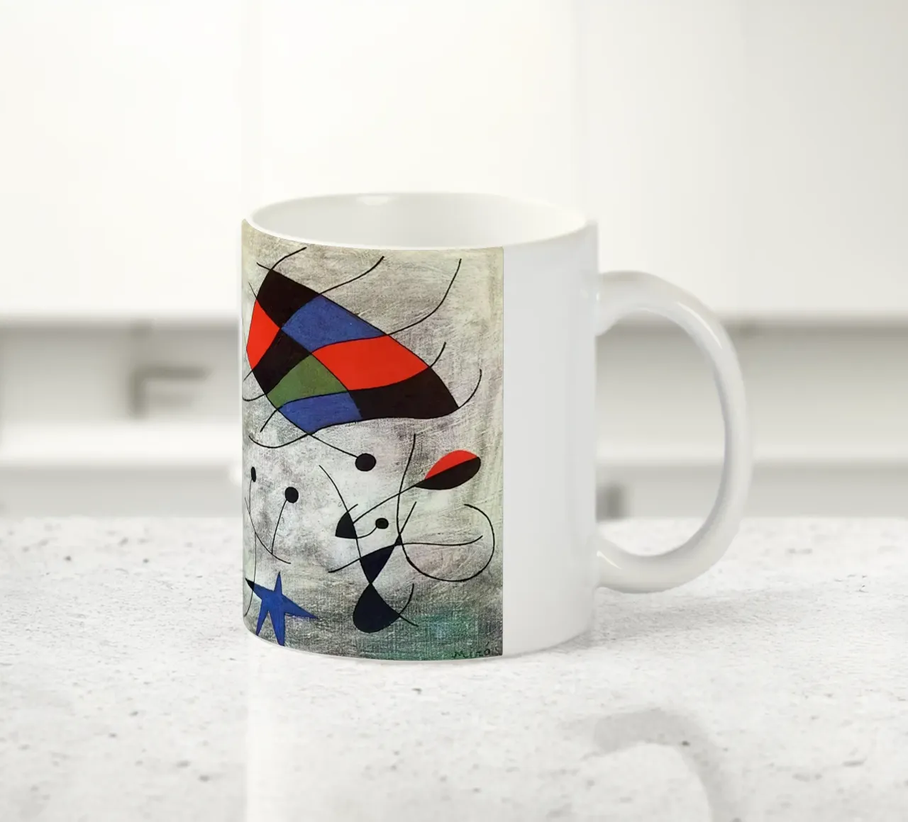 Joan Miró Puntini e stella tazza in ceramica da Danielshop