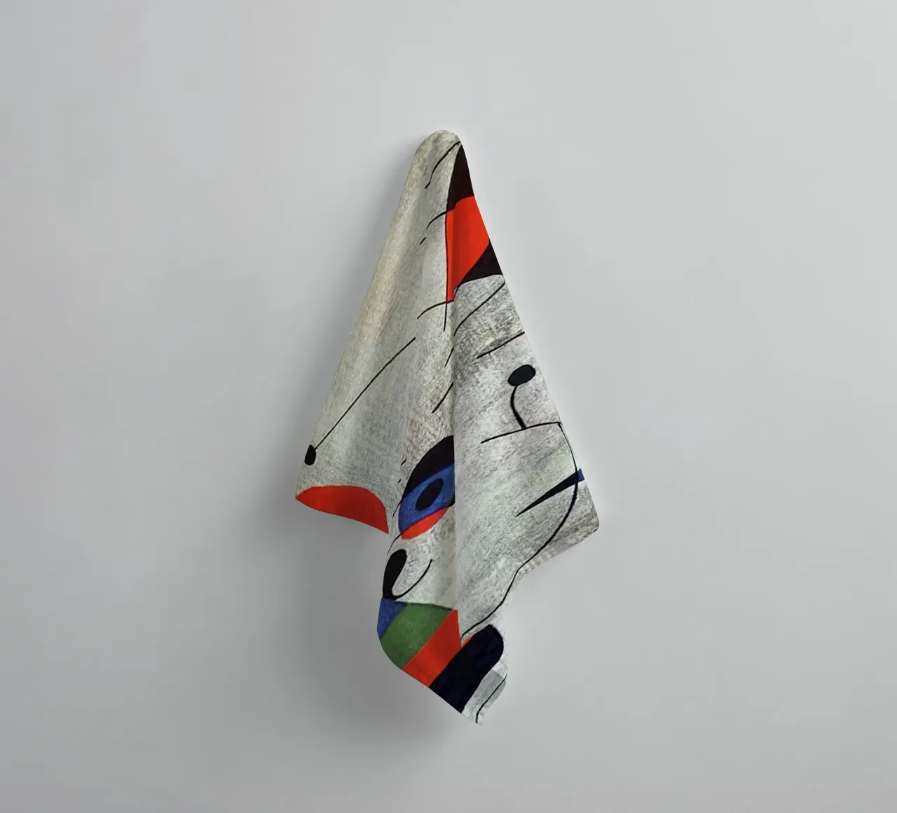 Joan Miró Dots and Star towel by Danielshop
