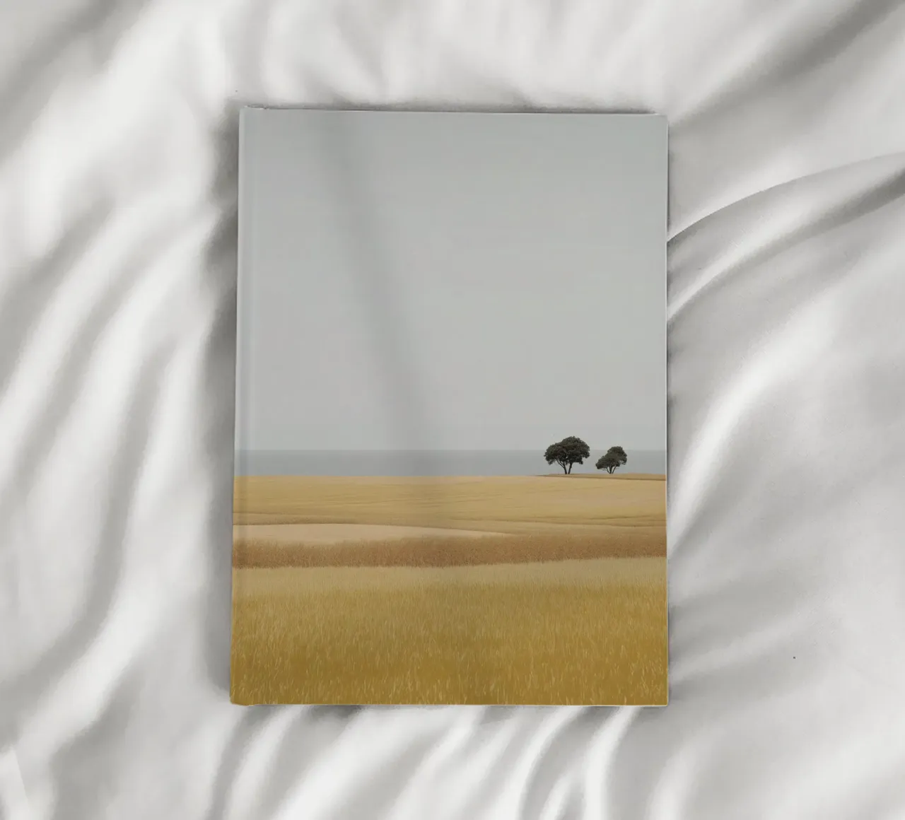 Savannah Landscape with Distant Trees notebook by Indigo Tides Art