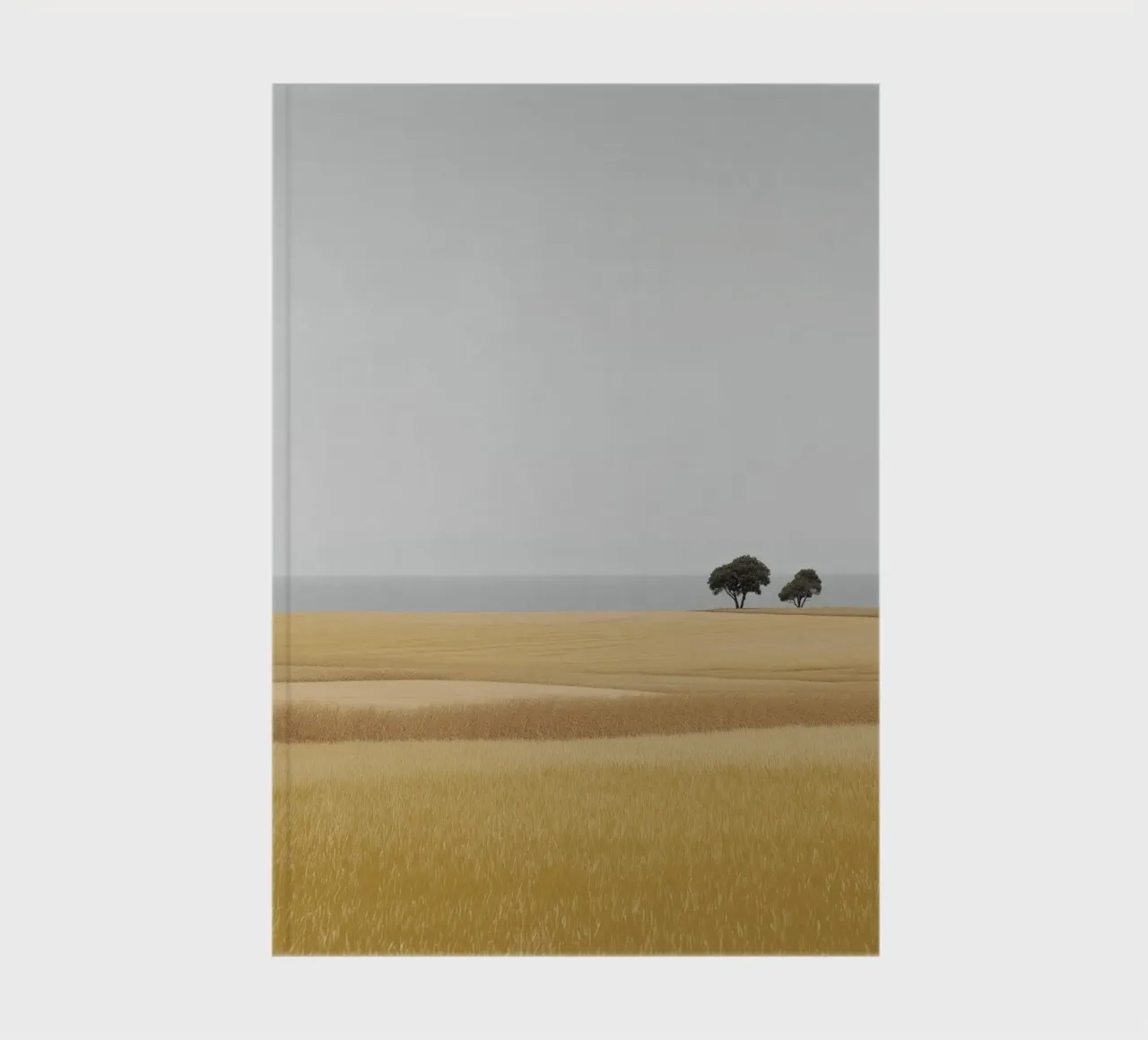 Savannah Landscape with Distant Trees notebook by Indigo Tides Art