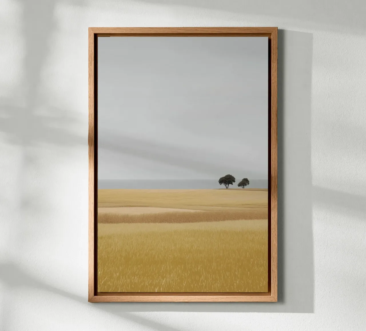 Savannah Landscape with Distant Trees alu-dibond by Indigo Tides Art