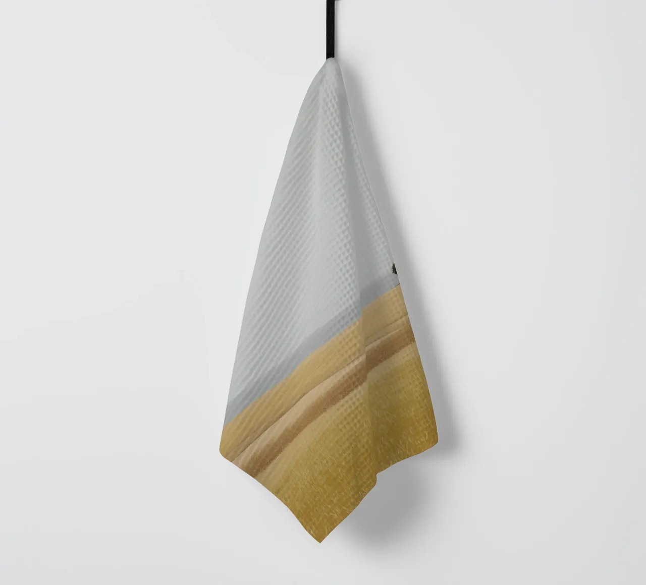 Savannah Landscape with Distant Trees tea towel by Indigo Tides Art
