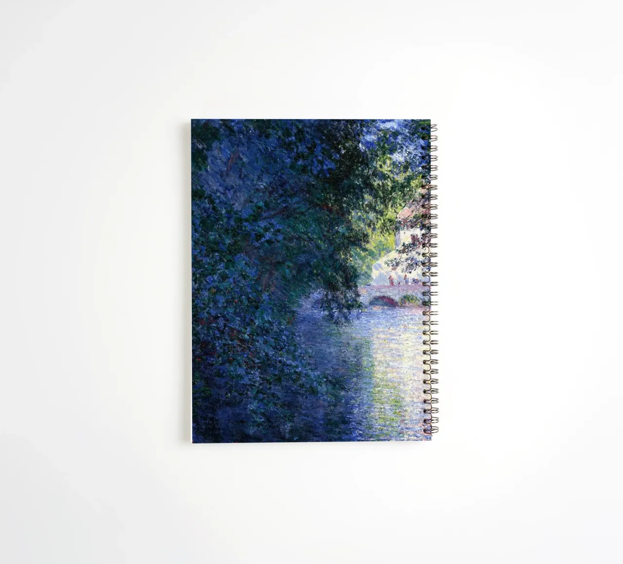 pont de briques tranquillité vue panoramique claude monet carnet à spirale de belong shop