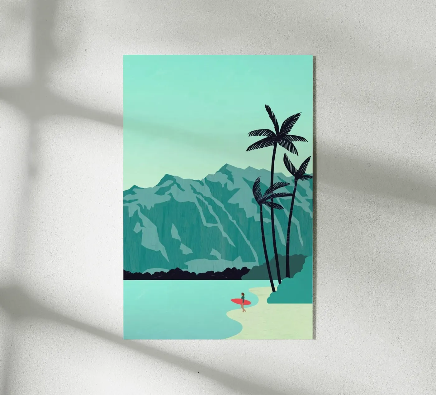Surfing Beach plexiglas de Katinka Reinke