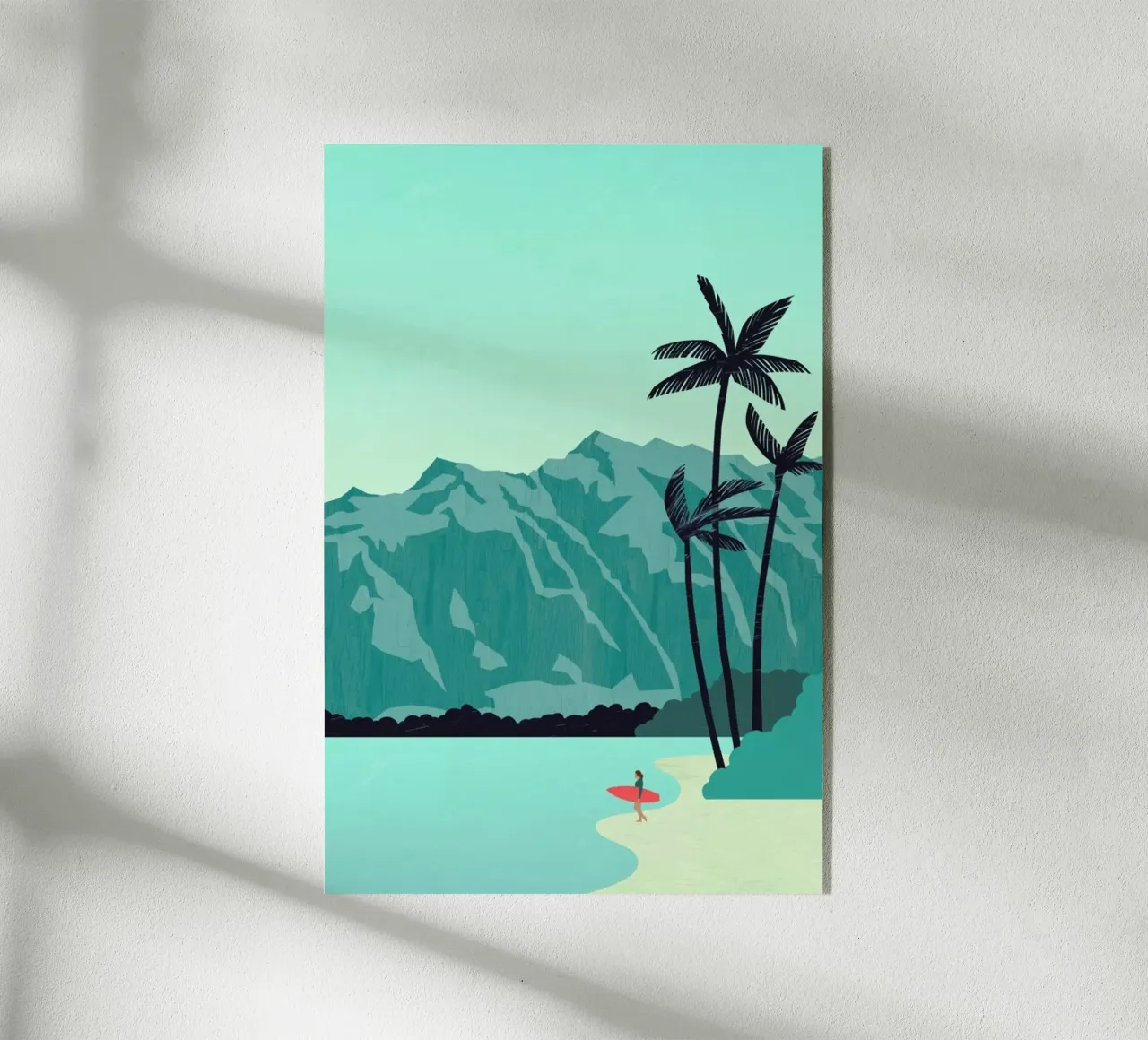 Surfing Beach plexiglass da Katinka Reinke