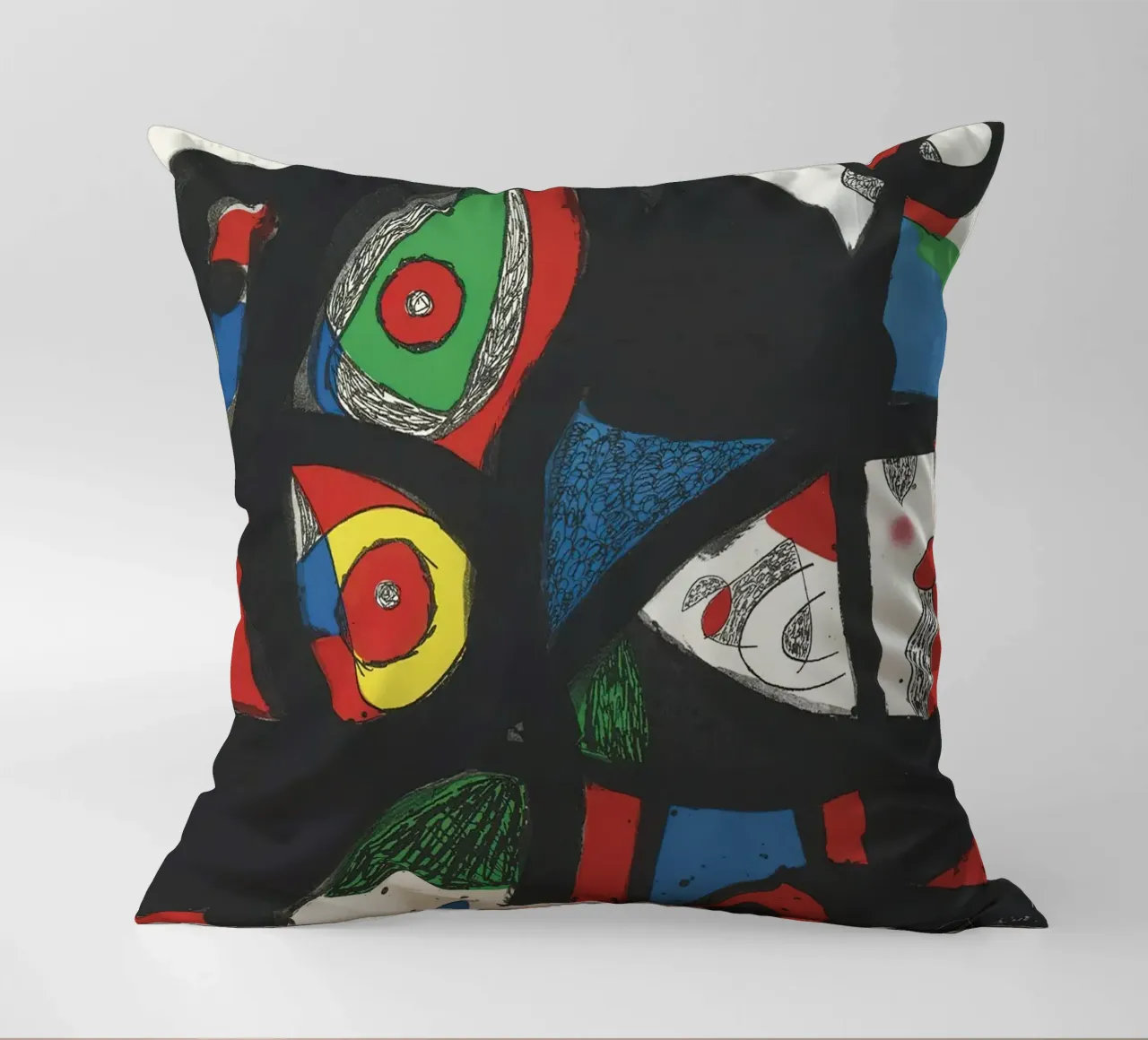 Joan Miró Stampa Gargantua 1977 cuscino da Danielshop