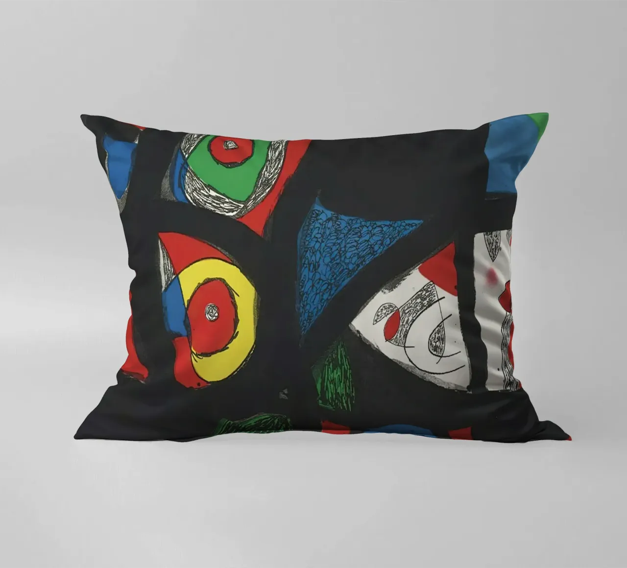 Joan Miró Stampa Gargantua 1977 cuscino da Danielshop