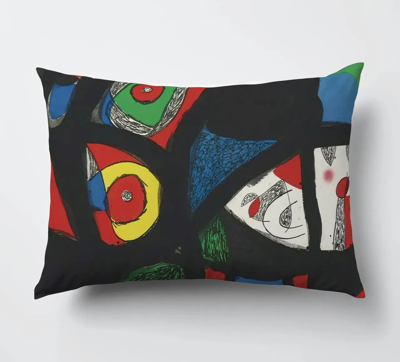 Joan Miró Stampa Gargantua 1977 cuscino da Danielshop