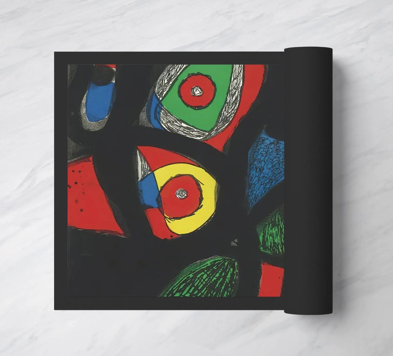 Joan Miró Stampa Gargantua 1977 zerbino da Danielshop