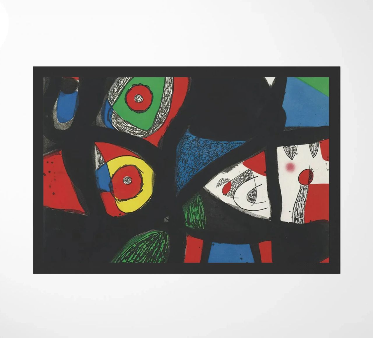 Joan Miró Stampa Gargantua 1977 zerbino da Danielshop