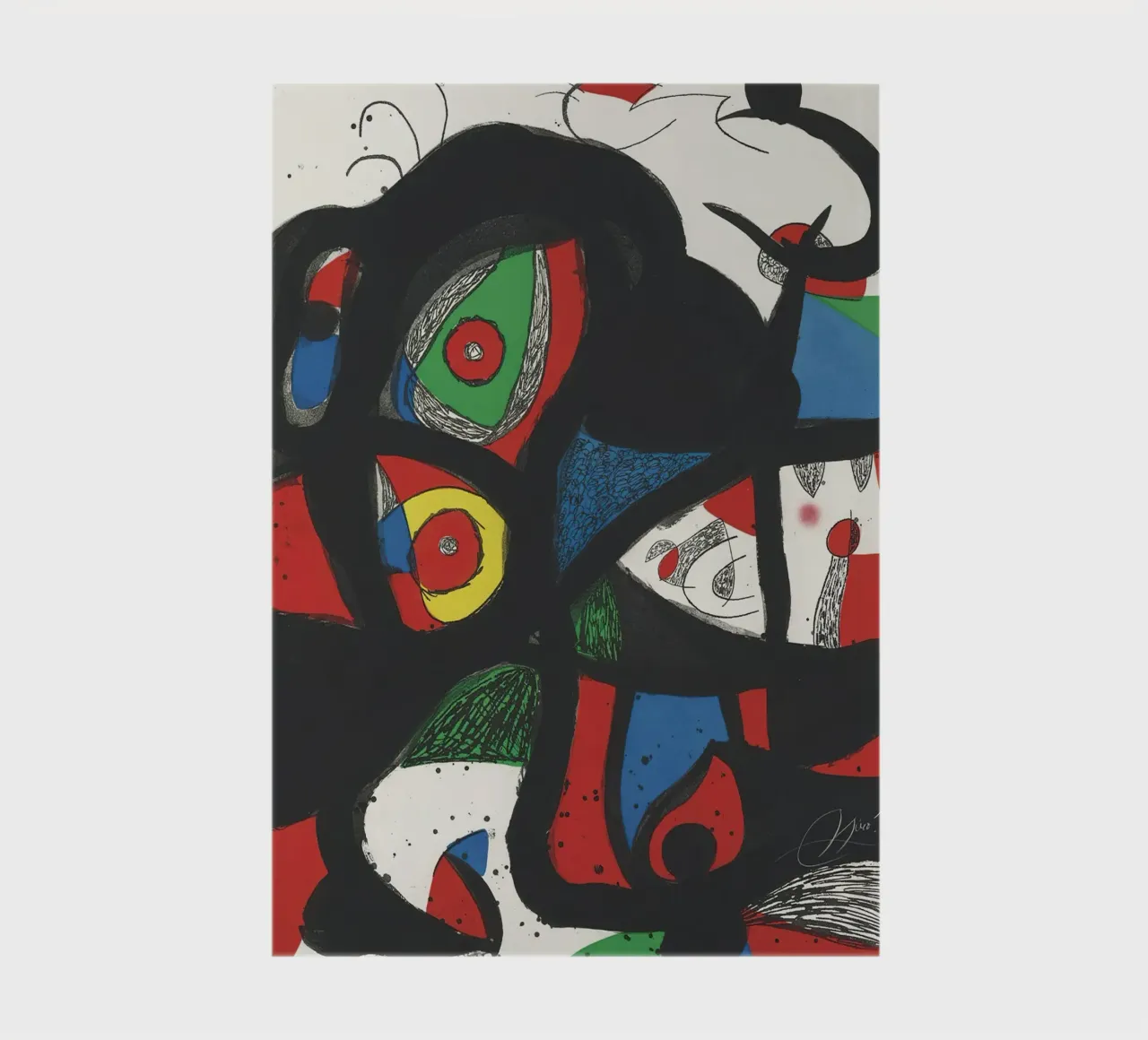 Joan Miró Print Gargantua 1977 notebook by Danielshop