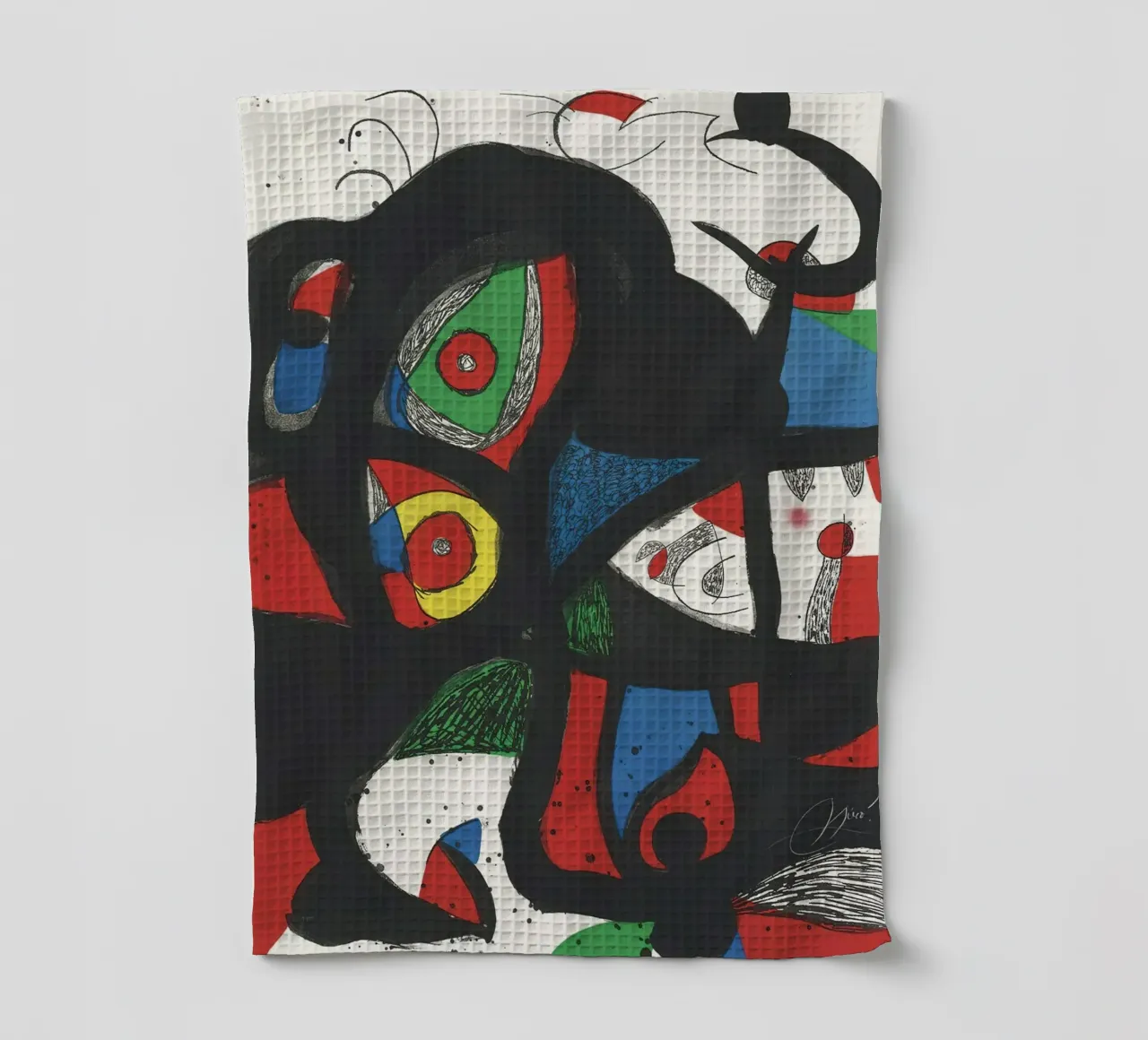 Joan Miró Gravure Gargantua 1977 torchon de Danielshop