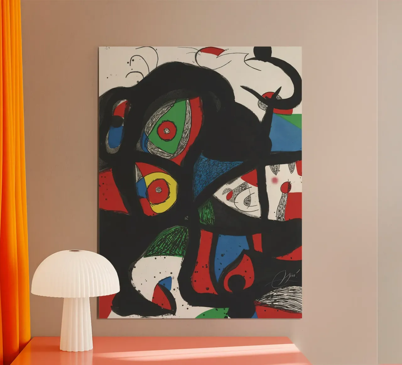 Joan Miró Print Gargantua 1977 poster by Danielshop