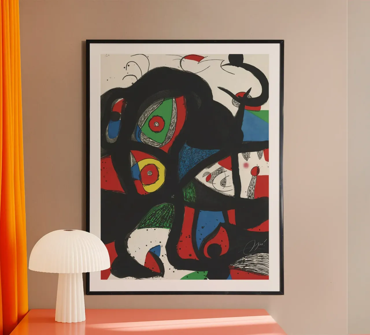 Joan Miró Print Gargantua 1977 poster by Danielshop