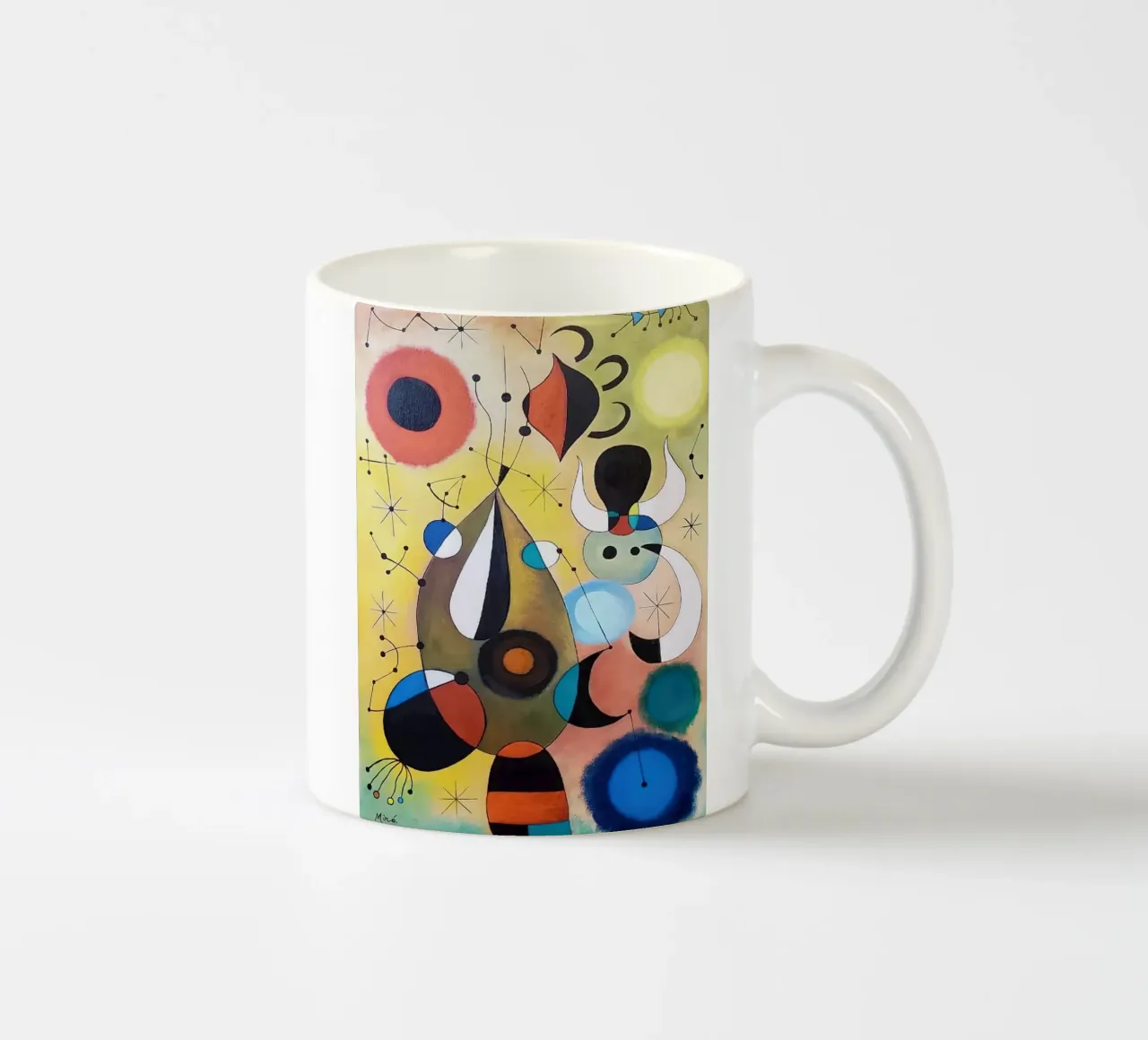 Joan Miró Astratto e puntini tazza in ceramica da Danielshop