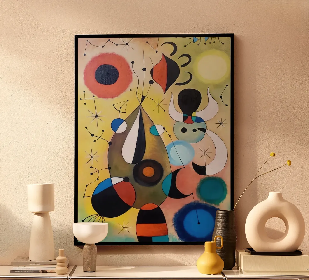 Joan Miró Abstract and Dots hahnemühle by Danielshop
