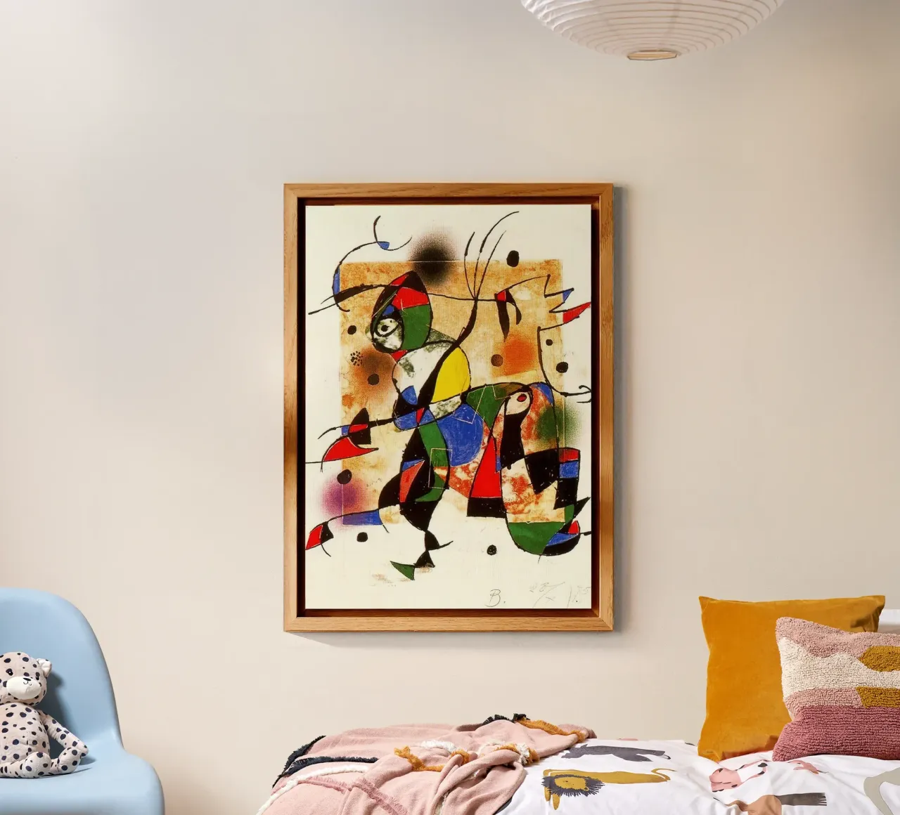 Joan Miró vintage 75 pannello forex da Danielshop