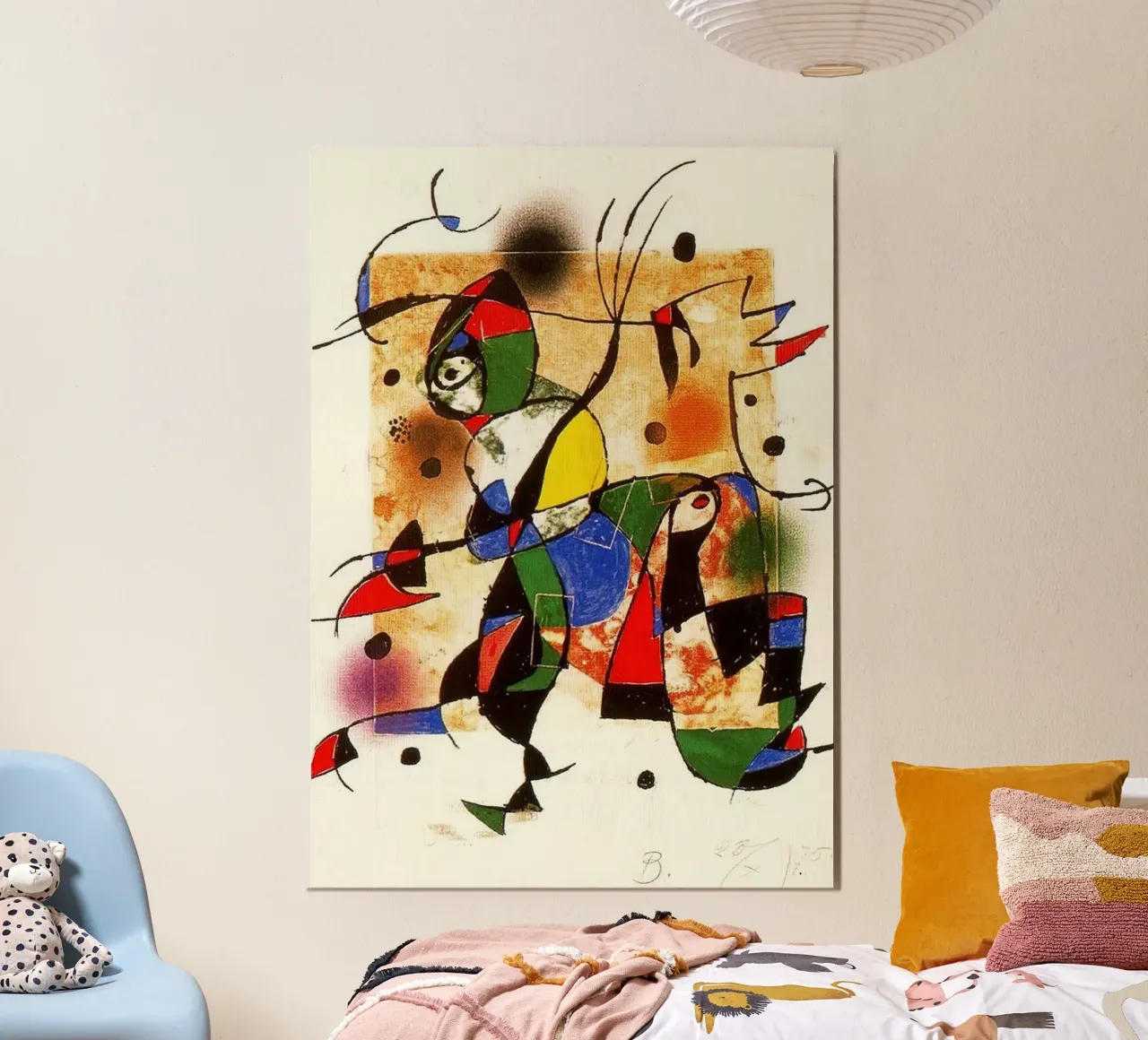 Joan Miró vintage 75 pannello forex da Danielshop