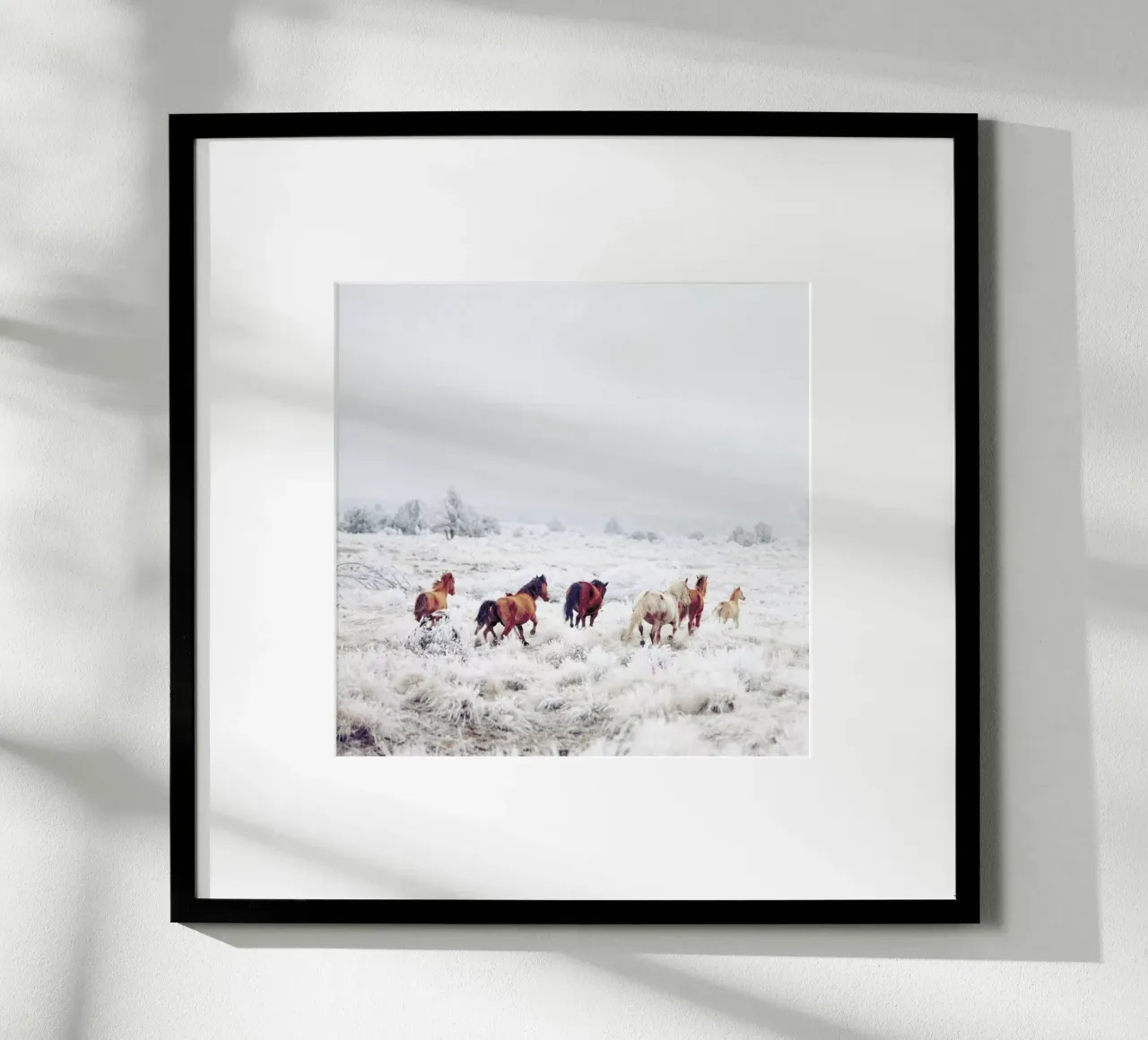 Winter Horses poster da Kevin Russ